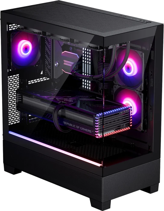 Phanteks XT View Black, schwarz, Glasfenster