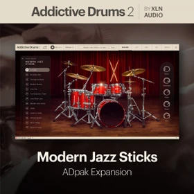 XLN Audio ADpak Modern Jazz Sticks Plugin für Addictive Drums (englisch) (PC/MAC)