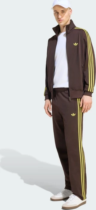 adidas Firebird Trainingshose lang aurora coffee/preloved lime (Herren)