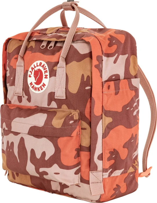 Fjällräven Kanken Graphics chalk rose/hidden animals