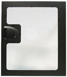 Chieftec SBX-TBK Seitenteil mit großem Sichtfenster, schwarz