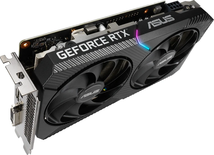 ASUS Dual GeForce RTX 2070 Mini, DUAL-RTX2070-8G-MINI, 8GB GDDR6, DVI, HDMI, DP