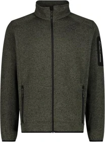 CMP Melange Knit Tech Heavy Fleece Jacke olive/nero (Herren)
