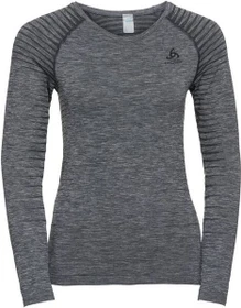 Odlo Performance Light Funktionsshirt langarm grey melange (Damen)