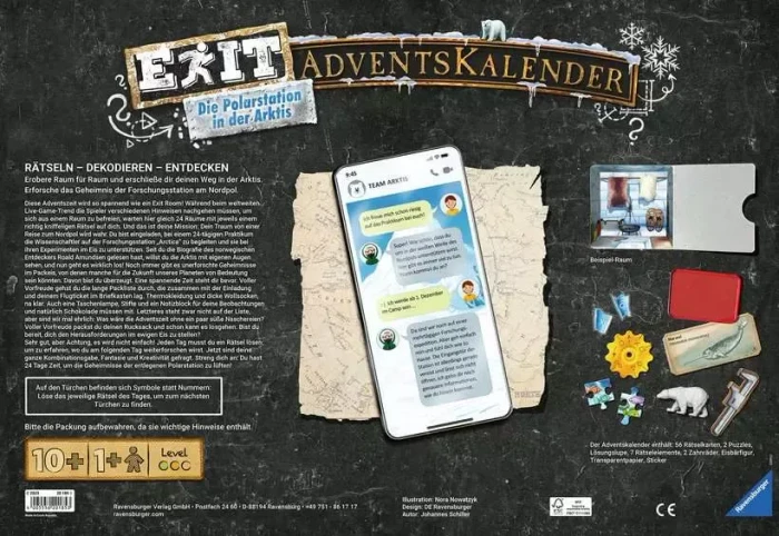 Ravensburger Exit Adventskalender Die Polarstation in der Arktis