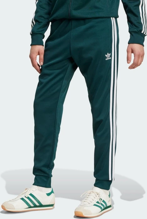 adidas Adicolor Classics SST Trainingshose lang aurora ivy/white (Herren)
