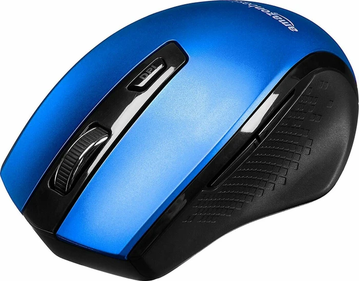AmazonBasics G6B Ergonomic Wireless Mouse blau, USB
