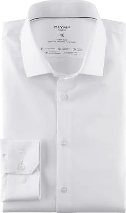 OLYMP No. Six 24/Seven Modern Kent Hemd langarm weiß (Herren)
