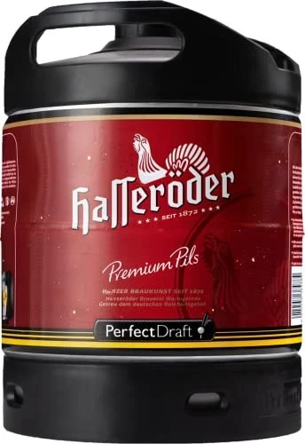 PerfectDraft Bierfass Hasseröder Premium Pils 6l