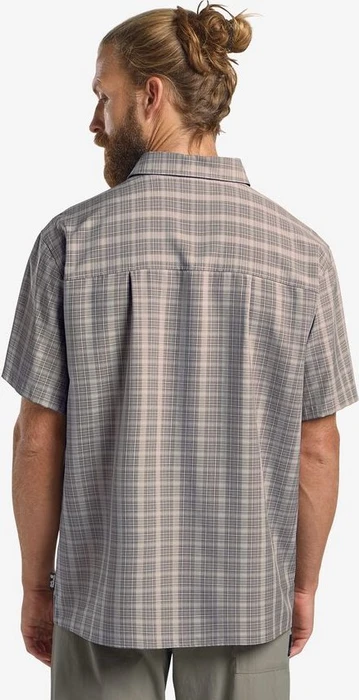 Jack Wolfskin Meseta Hemd kurzarm phantom checks (Herren)