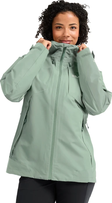 Jack Wolfskin Flextrail 2L Funktionsjacke green zinnia (Damen)