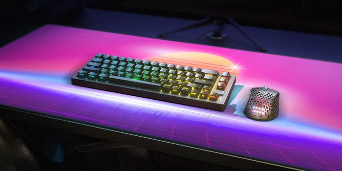 Cherry Xtrfy GP5 Retrowave XL Gaming Mauspad, 920x400mm, City-Motiv