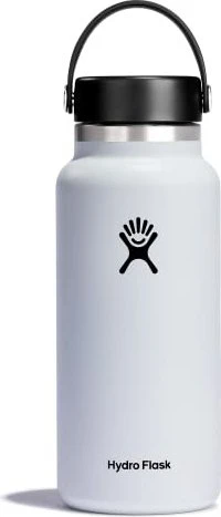 Hydro Flask Wide Mouth Isolierflasche 946ml weiß