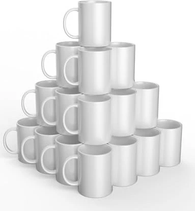 Cricut Mug Press Bedruckbare Tasse 425ml, weiß, 36 Stück