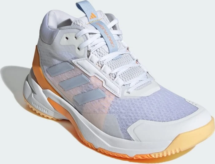 adidas Crazyflight 6 Mid cloud white/crystal sky/pure tangerine (Damen)