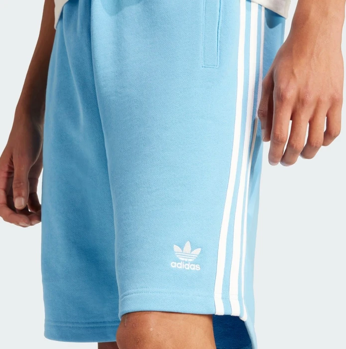 adidas Adicolor 3-Streifen Trainingshose kurz semi blue burst (Herren)