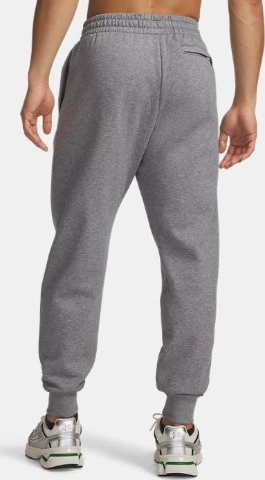 Under Armour Rival Fleece Trainingshose lang castlerock light heather/white (Herren)