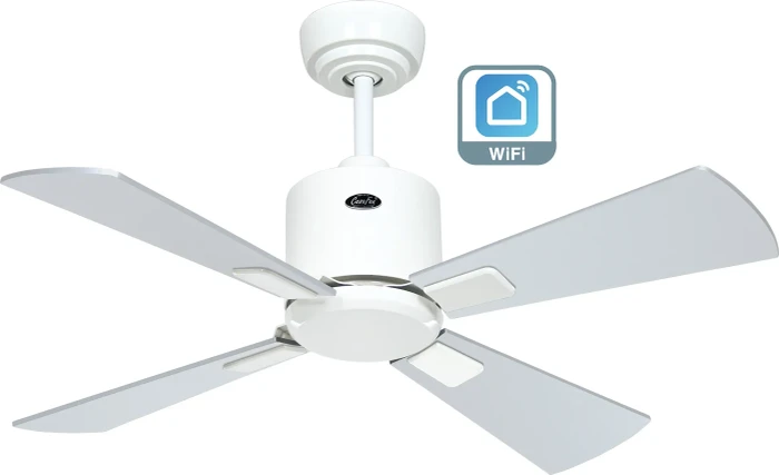 CasaFan Eco Neo III 92 WE-WN/SI WiFi Deckenventilator wenge/silber/weiß