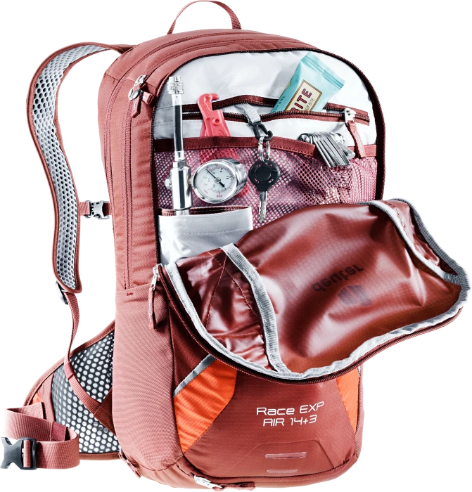 Deuter Race EXP Air 14+3 redwood/paprika