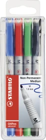 STABILO OHPen universal wasserlöslich M sortiert, 4er-Set