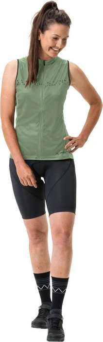 Vaude Posta FZ Trikot ärmellos willow green (Damen)