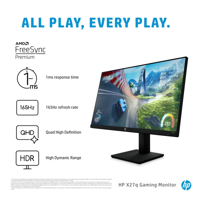 HP X27q, 27"