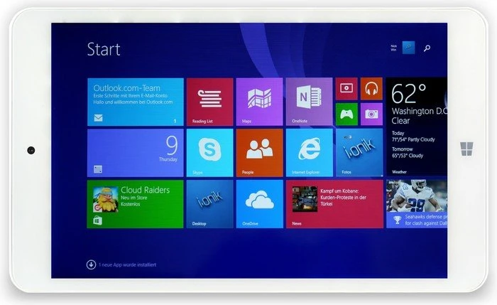 i.onik Windows Pad 8", weiß, 16GB