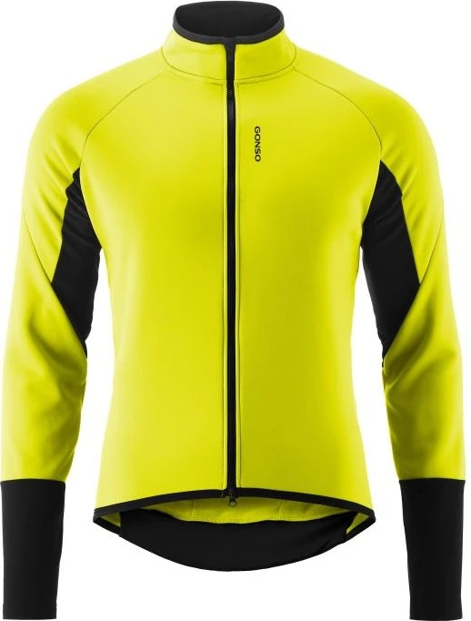 Gonso Road Softshell 2 Fahrradjacke safety yellow (Herren)