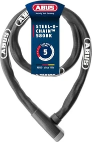 ABUS Steel-O-Chain 5805K/110 Kettenschloss, Schlüssel schwarz