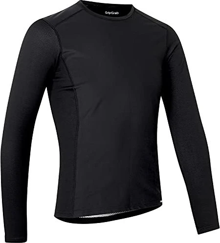 GripGrab WindBreaking Thermal Long Sleeve Base Layer Kompressionsshirt langarm schwarz