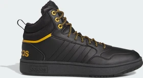 adidas Hoops 3.0 Mid Lifestyle Basketball Classic Fur Lining Winterized core black/preloved yellow