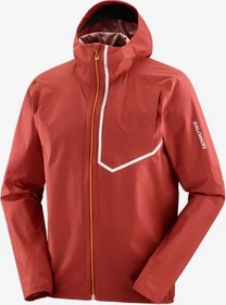 Salomon Bonatti Trail Laufjacke red dahlia (Herren)