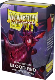 Dragon Shield Matte Sleeves Japanese blood red, 60 Stück