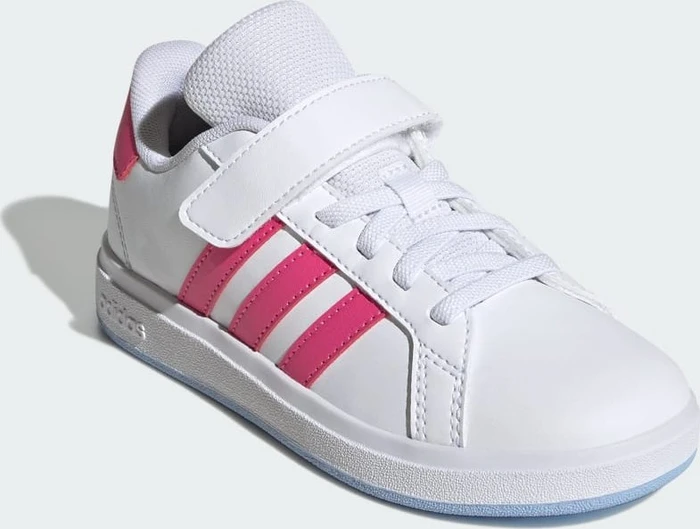 adidas Grand Court 2.0 cloud white/pulse magenta/glow blue (Junior)
