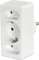 Hama Adapterstecker, 1x Euro, 2x Schuko, 3-fach, weiß Vorschaubild