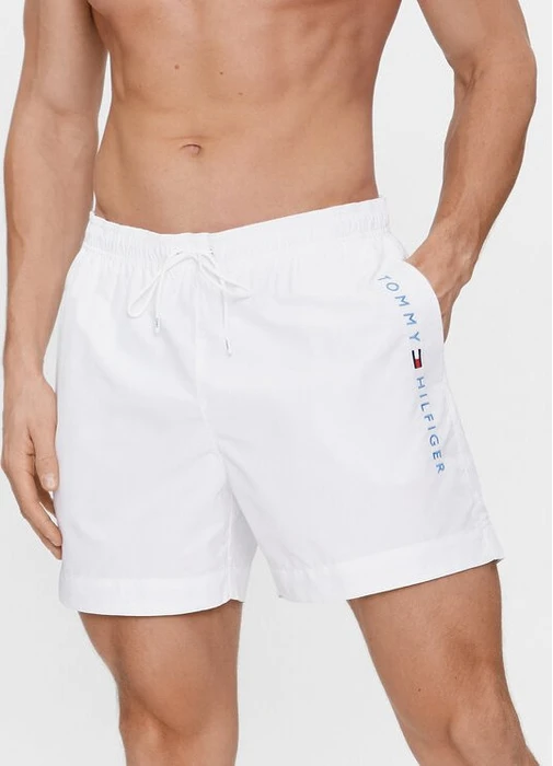 Tommy Hilfiger Original Mid Badeshorts optic white (Herren)