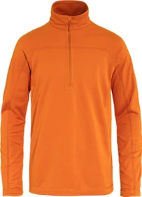 Fjällräven Abisko Lite Fleece Half Zip Funktionsshirt langarm sunset orange (Herren)