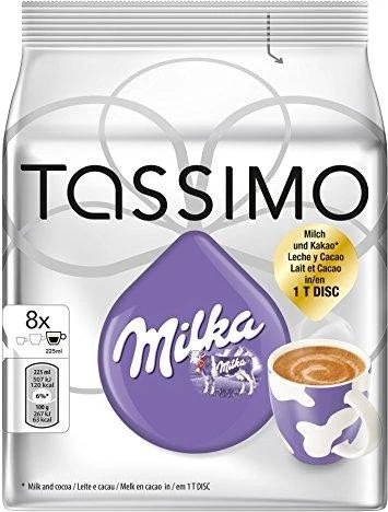 Tassimo T-Disc Milka Kakaokapseln, 8 Stück
