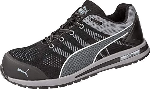 Puma Elevate Knit Low S1P Sicherheitsschuhe schwarz