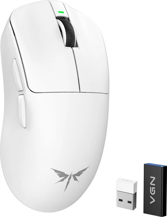 VGN Dragonfly F1 MOBA Wireless Gaming Maus, weiß, USB