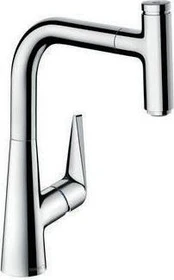 Hansgrohe Talis Select M51 220 sBox ausziehbar edelstahl finish