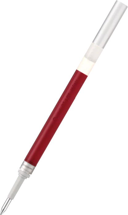 Pentel EnerGel Roller Pen LR7-P3X Tintenrollermine 0.35mm (0.7mm Ball) korallenrot, 12er-Pack