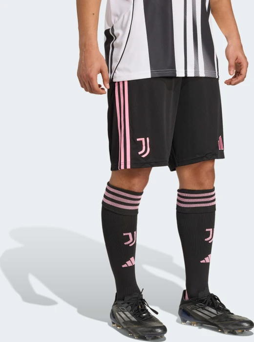 adidas Juventus Turin 2025/2026 Heimshorts schwarz/weiß (Herren)