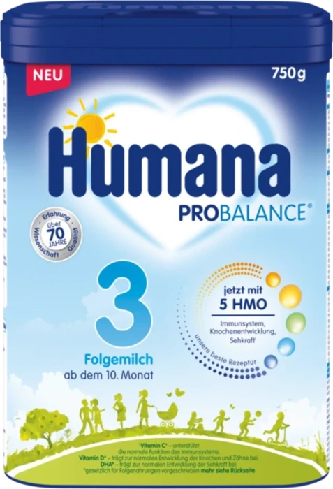 Humana ProBalance Folgemilch 3 Pulver, 750g