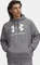 Under Armour Rival Fleece Logo Hoodie castlerock light heather/weiß (Herren) Vorschaubild