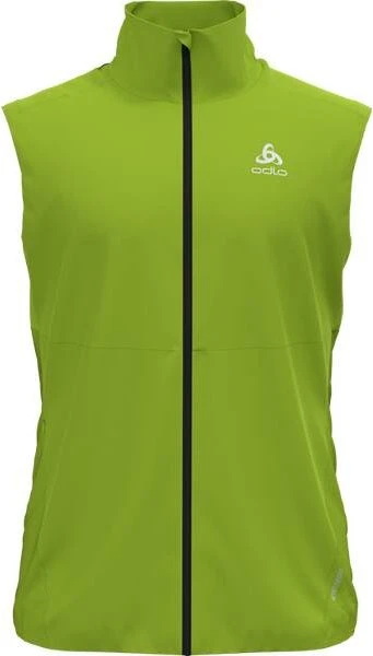 Odlo Zeroweight Warm Laufweste lime green/black (Herren)