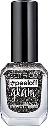 Catrice #peeloff glam Easy To Remove Effect Nagellack 04 Girls Bite Black, 11ml