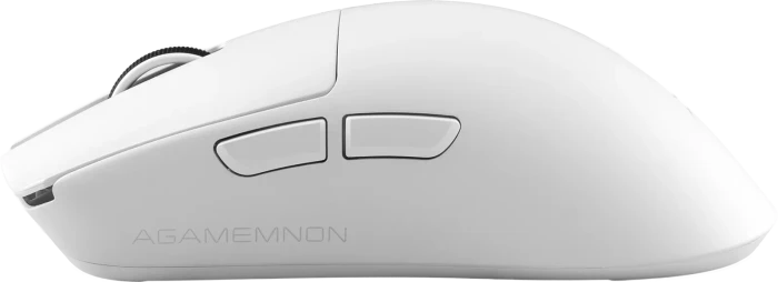 White Shark Agamemnon 8KHz Wireless Gaming Mouse, weiß, USB/Bluetooth