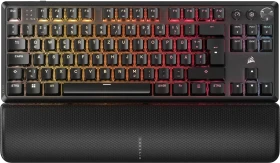 Corsair Gaming K70 CORE TKL WIRELESS RGB, schwarz, MLX RED V2, USB/Bluetooth, DE