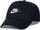 Nike Club unstrukturierte Futura Wash Kappe schwarz/weiß (FB5368-011)